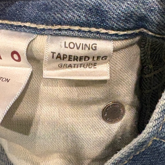AMO Jeans Loving Gratitude Tapered Leg 26 MADE IN USA - Picture 10 of 12